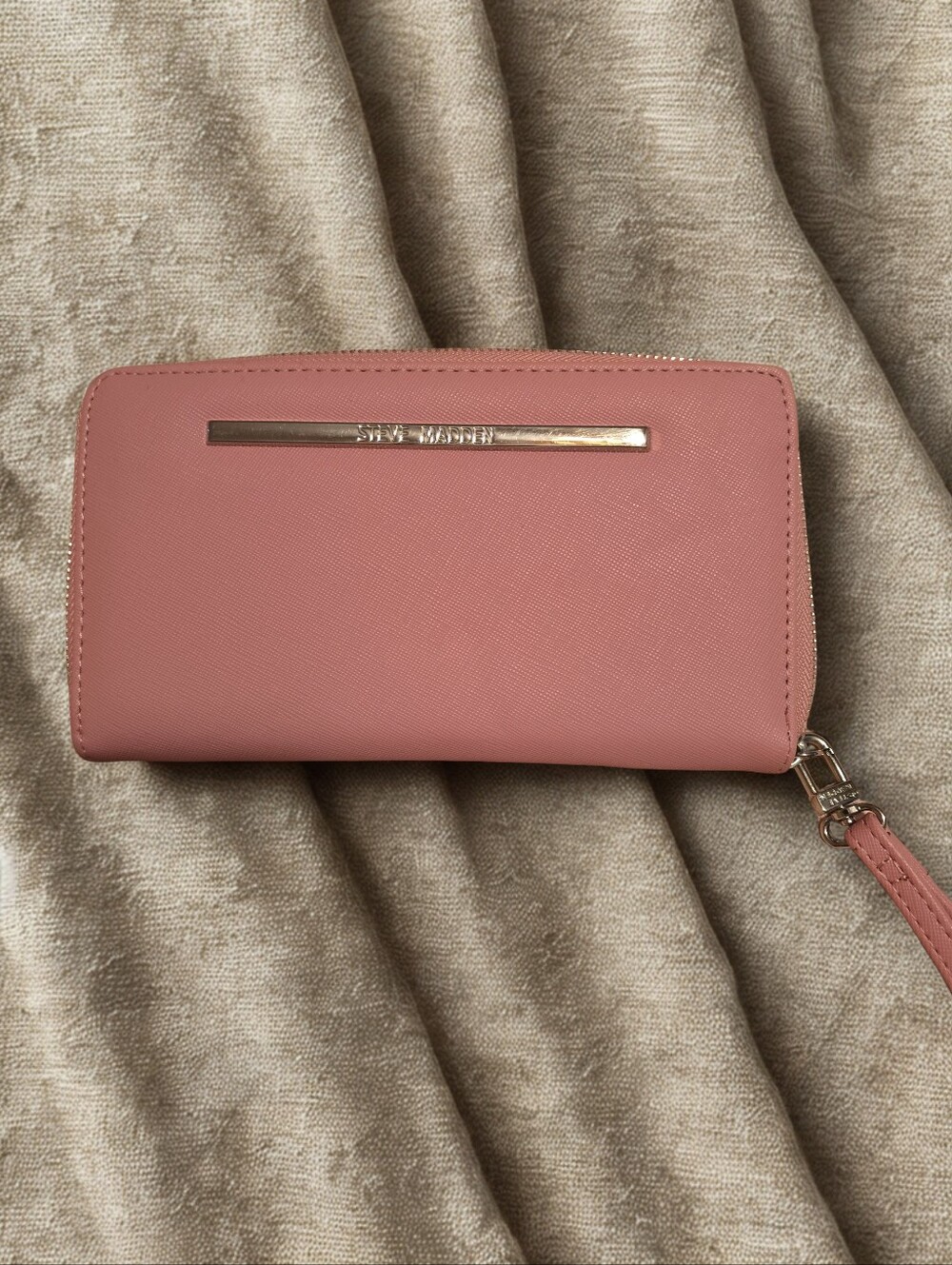Steve Madden Blush Zip-Around Wallet